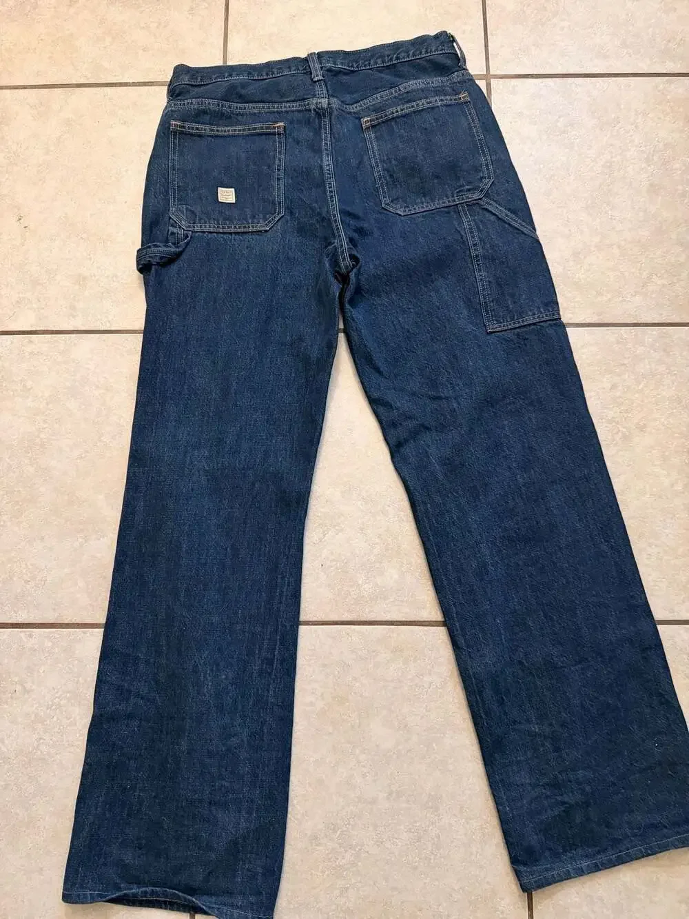 Old Navy 90s Baggy Carpenter Jeans Dark Wash